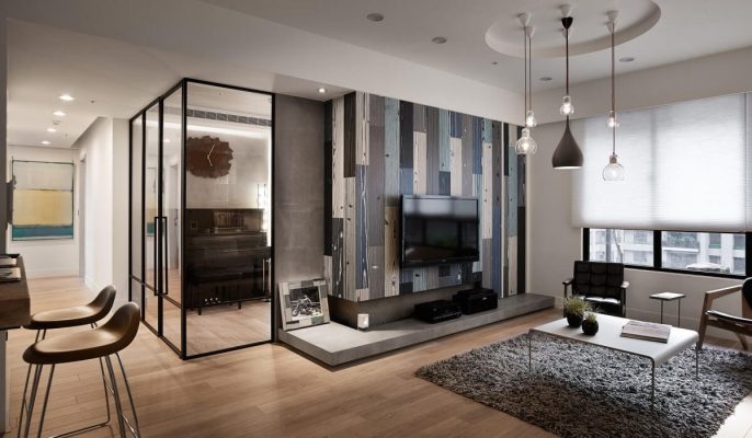 TOP 99+ Mẫu thiết kế nội thất căn hộ đẹp | hiện đại cao cấp 3 hien dai 03