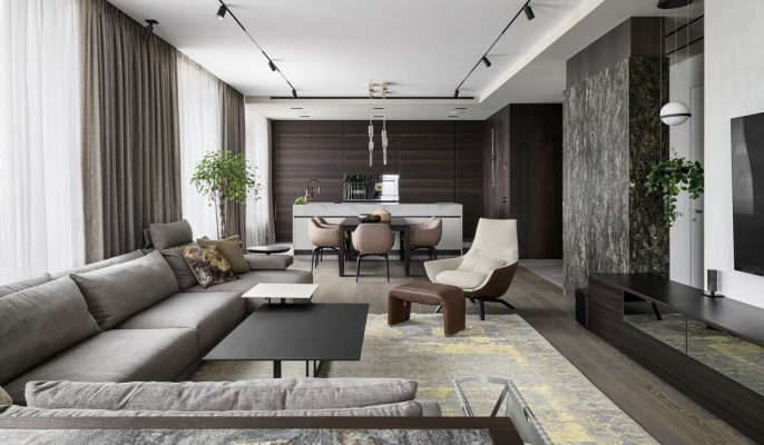 TOP 99+ Mẫu thiết kế nội thất căn hộ đẹp | hiện đại cao cấp 4 hien dai 04