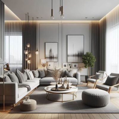 Phong Cách Thiết Kế Nội Thất Bắc Âu - Scandinavian 3 phong khach phong cach Bac Au hoan thien