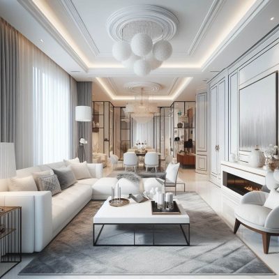 Phong cách thiết kế nội thất Hiện đại Luxury - Modern Luxury style 3 phong khach phong cach hien dai luxury hoan thien