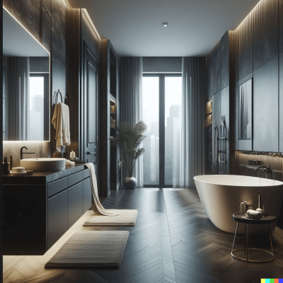 Phong cách thiết kế nội thất Hiện đại Luxury - Modern Luxury style 10 phong toilet phong cach hien dai luxury gam mau toi hoan thien