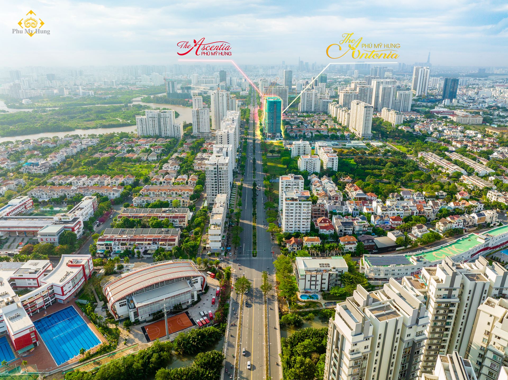 DỰ ÁN CĂN HỘ CAO CẤP THE ANTONIA Q7 2 Thuong pho ty do cua Phu My Hung 3