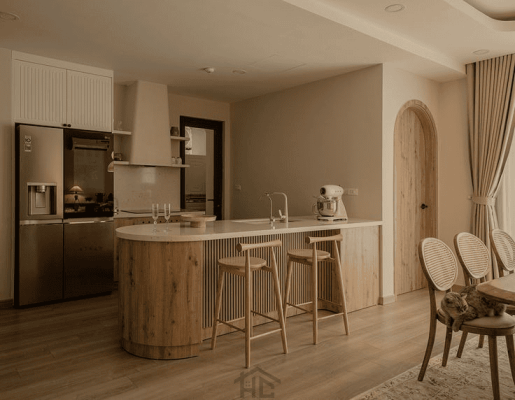 mau phong bep dep phong cach Japandi 12