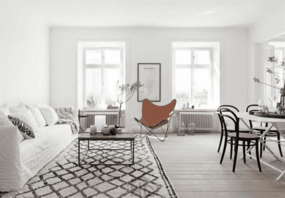 mau phong khach dep phong cach Bac Au 15