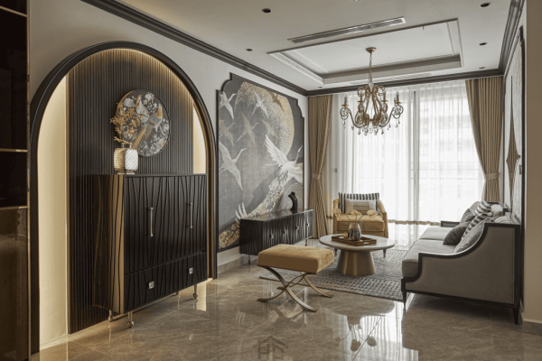 mau phong khach dep phong cach Dong Duong 18