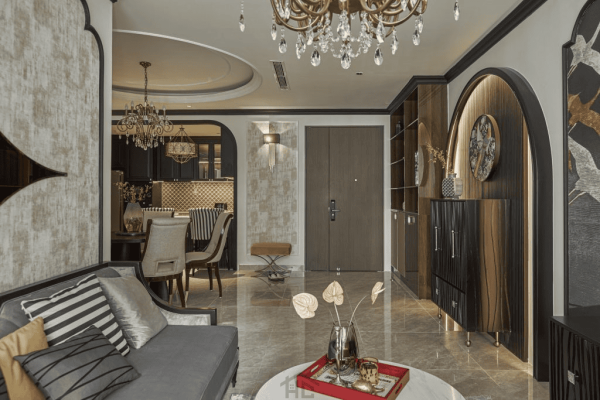 mau phong khach dep phong cach Dong Duong 9