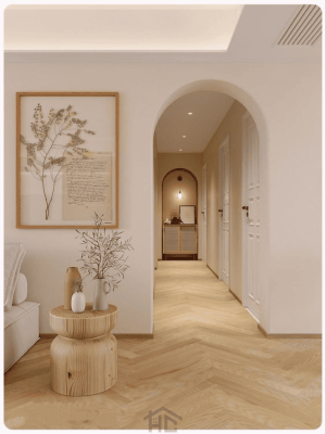 mau phong khach dep phong cach Japandi 1