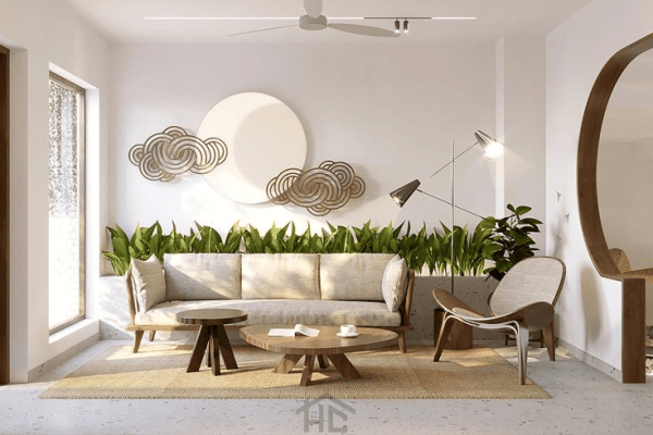 mau phong khach dep phong cach Japandi 27