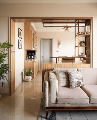 mau phong khach dep phong cach Japandi 28