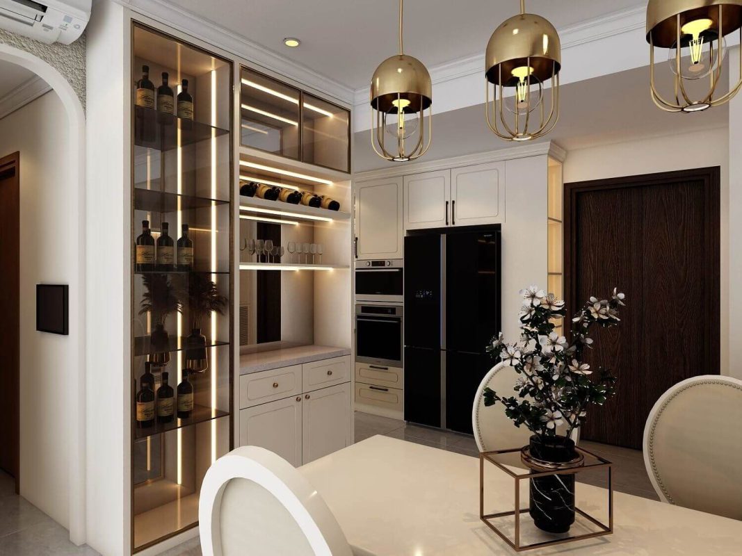 Thiết Kế & Thi Công Trọn Gói Căn Hộ 2 Phòng Ngủ The Antonia 41 thiet ke thi cong noi that can ho The Antonia MrLong phong khach5