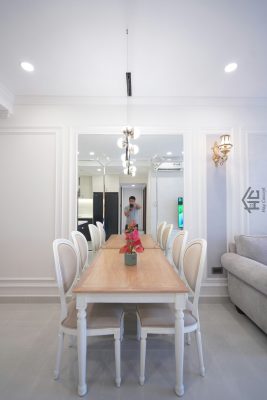 thuc te thiet ke thi cong noi that can ho Saigon Royal MrVan phong bep4