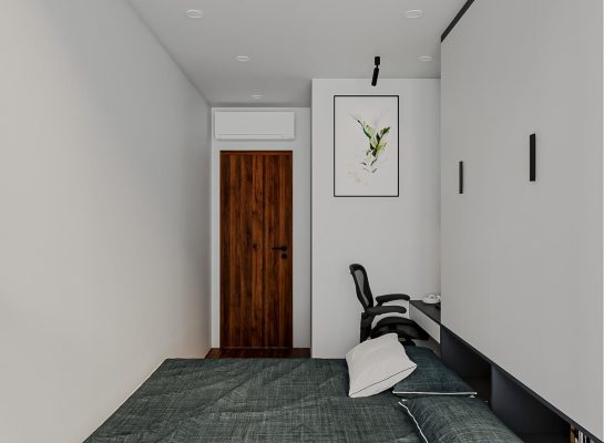 Thiết Kế & Thi Công Trọn Gói Căn Hộ 2 Phòng Ngủ Eco Green 24 Phong Ngu 2 Can ho chung cu Eco Green
