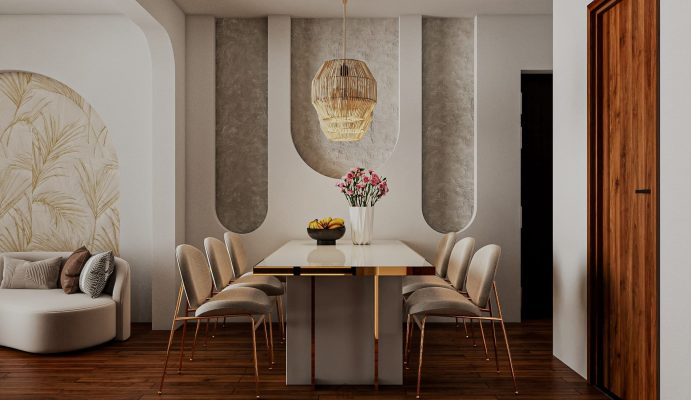 Thiết Kế & Thi Công Trọn Gói Căn Hộ 2 Phòng Ngủ Eco Green 17 Phong khach 2 Can ho chung cu Eco Green
