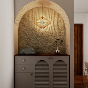 Thiết Kế & Thi Công Trọn Gói Căn Hộ 2 Phòng Ngủ Eco Green 16 Phong khach 5 Can ho chung cu Eco Green