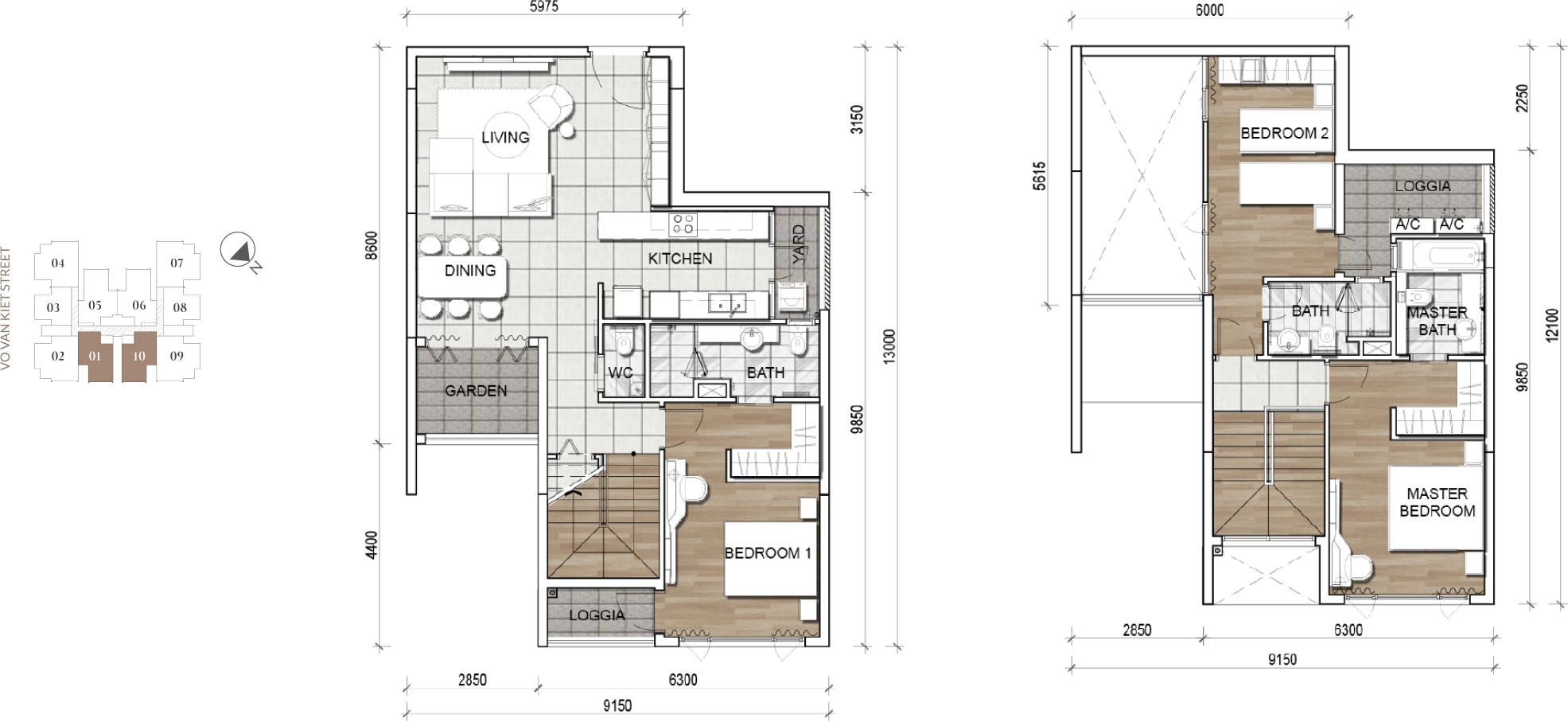 SKY SUITE DLX 1 1 Can ho Zenity Capitaland quan 1