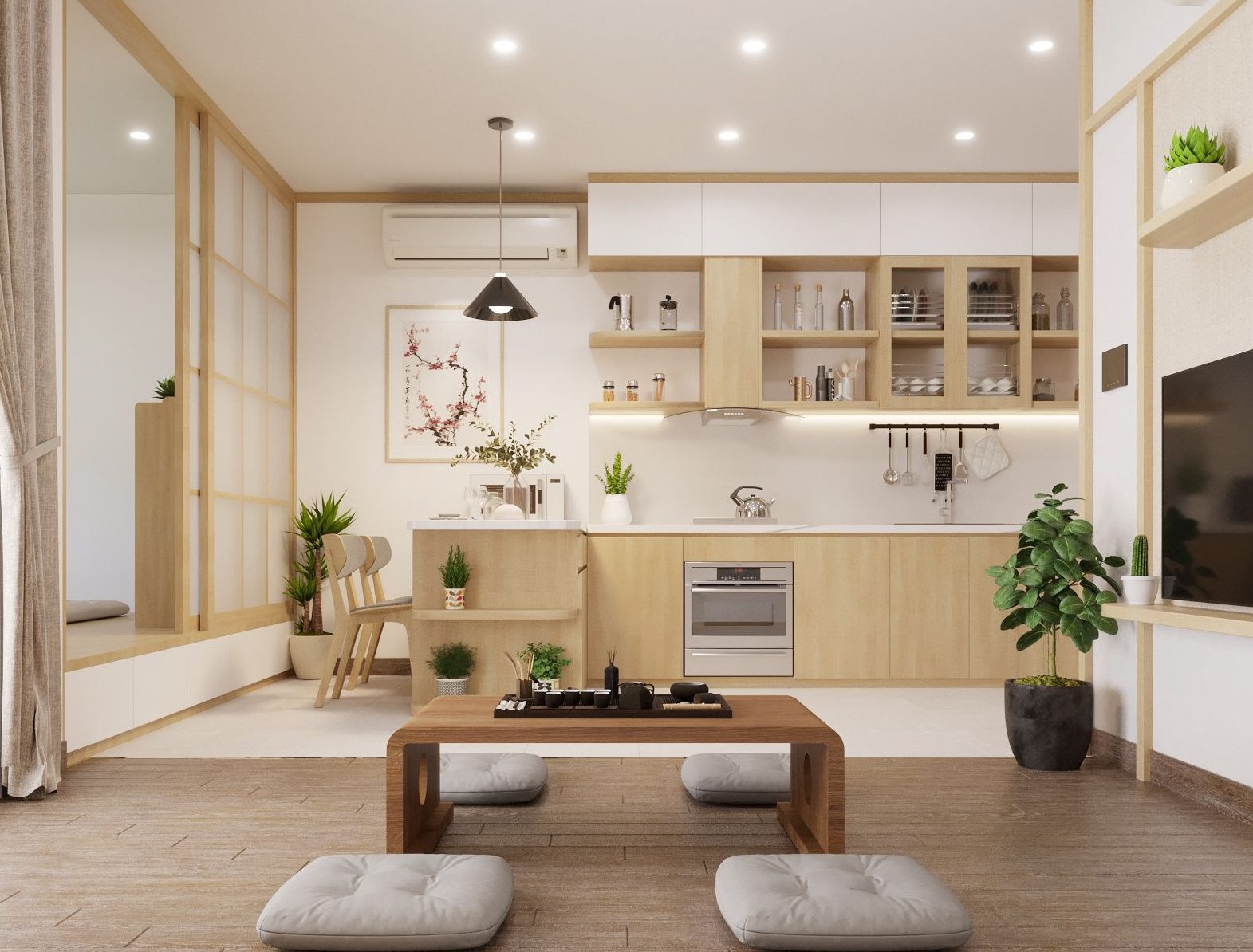 BÍ QUYẾT THIẾT KẾ CHUNG CƯ TẦM TRUNG ĐẸP VÀ TIỆN NGHI 2 thiet ke chung cu kieu han quoc 3 edited
