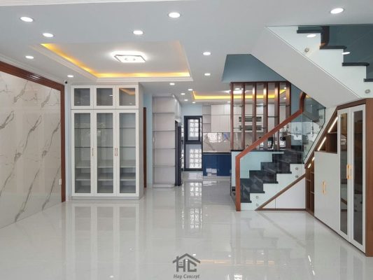 thuc te phong khach 1 thiet ke amp thi cong tron goi nha pho chu long q7