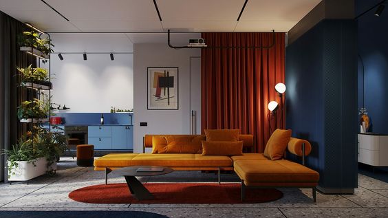 Color Block - Xu hướng thiết kế nội thất bùng nổ cá tính và sáng tạo 1 587c41abb7868b2cea95b454dbedc44b 1