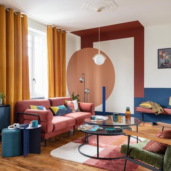 Color Block - Xu hướng thiết kế nội thất bùng nổ cá tính và sáng tạo 2 72c60581b2921108a932b62bae506650