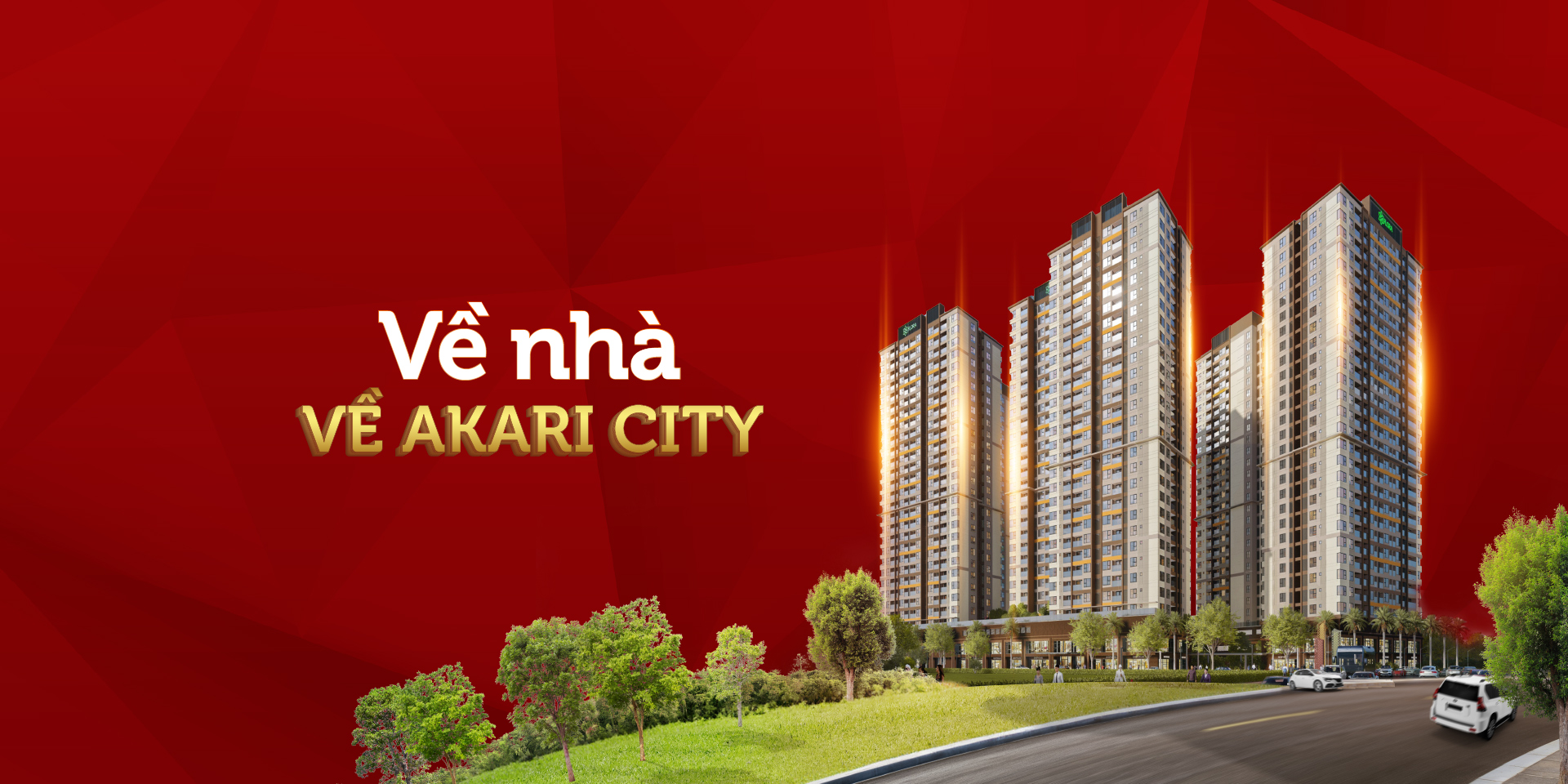 Phối cảnh tổng thể Akari City Nam Long Bình Tân