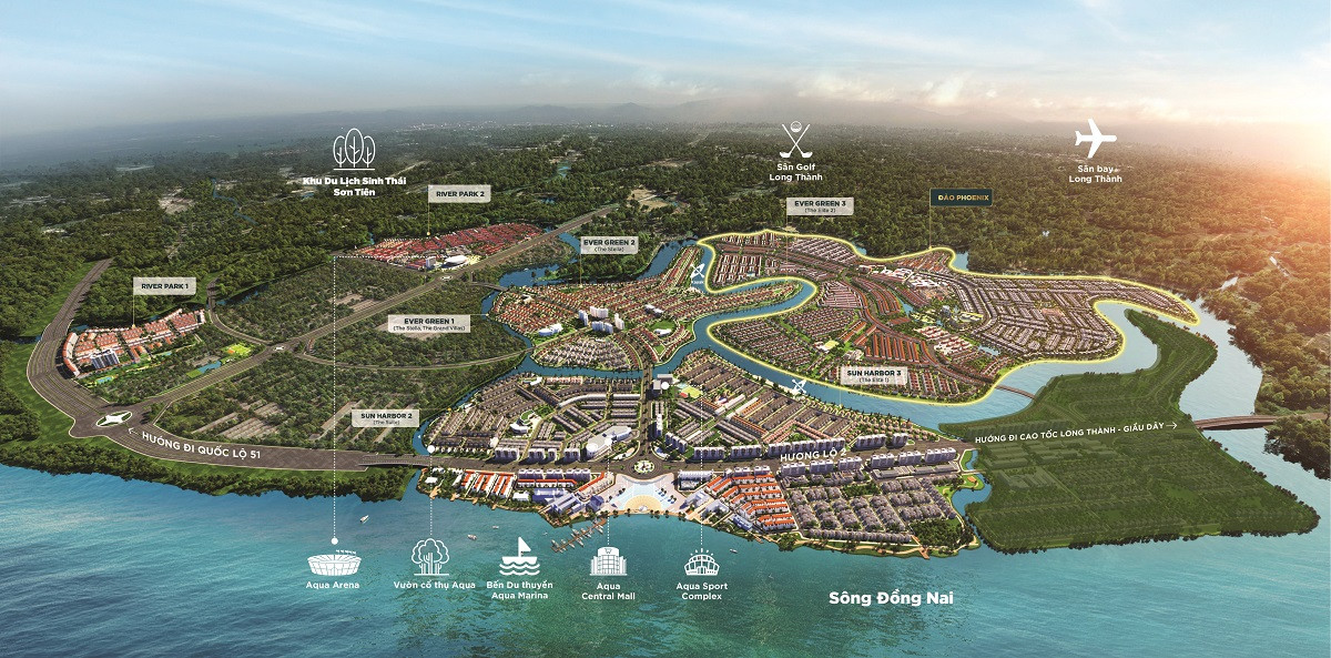Phoi canh Aqua City Novaland Bien Hoa