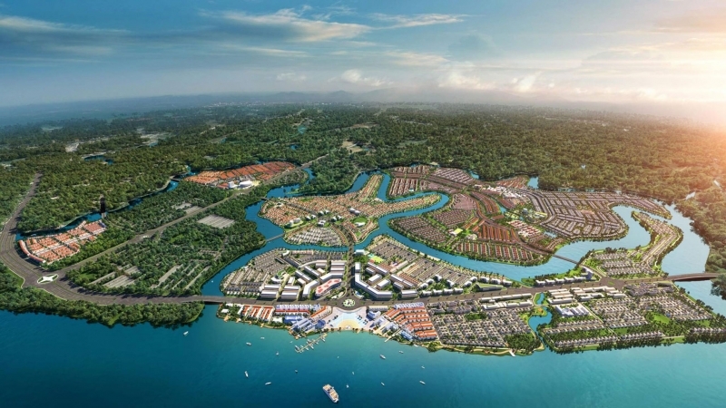 Toan canh dao Phuong Hoang Aqua City