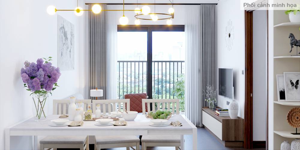 Căn hộ mẫu Ehome Southgate 64m2