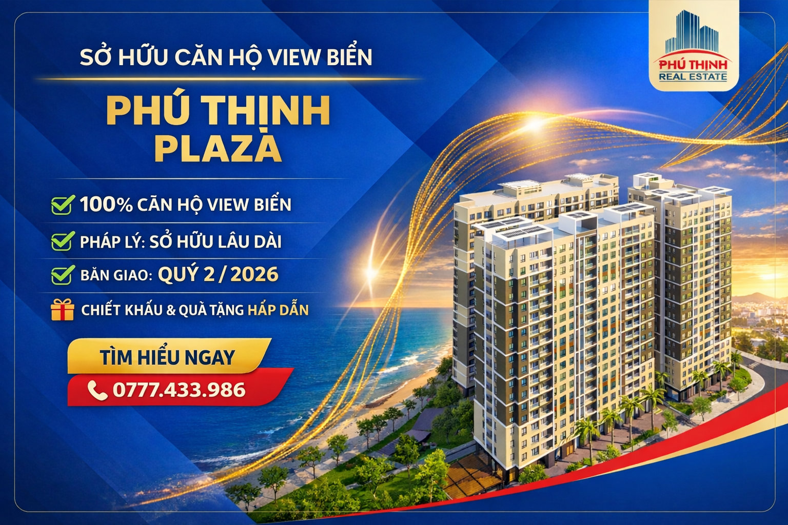 Phú Thịnh Plaza Phan Thiết – Nhà ở xã hội ven biển Đồi Dương giá chỉ từ 27 triệu/m² 2 Phối cảnh Phú Thịnh Plaza