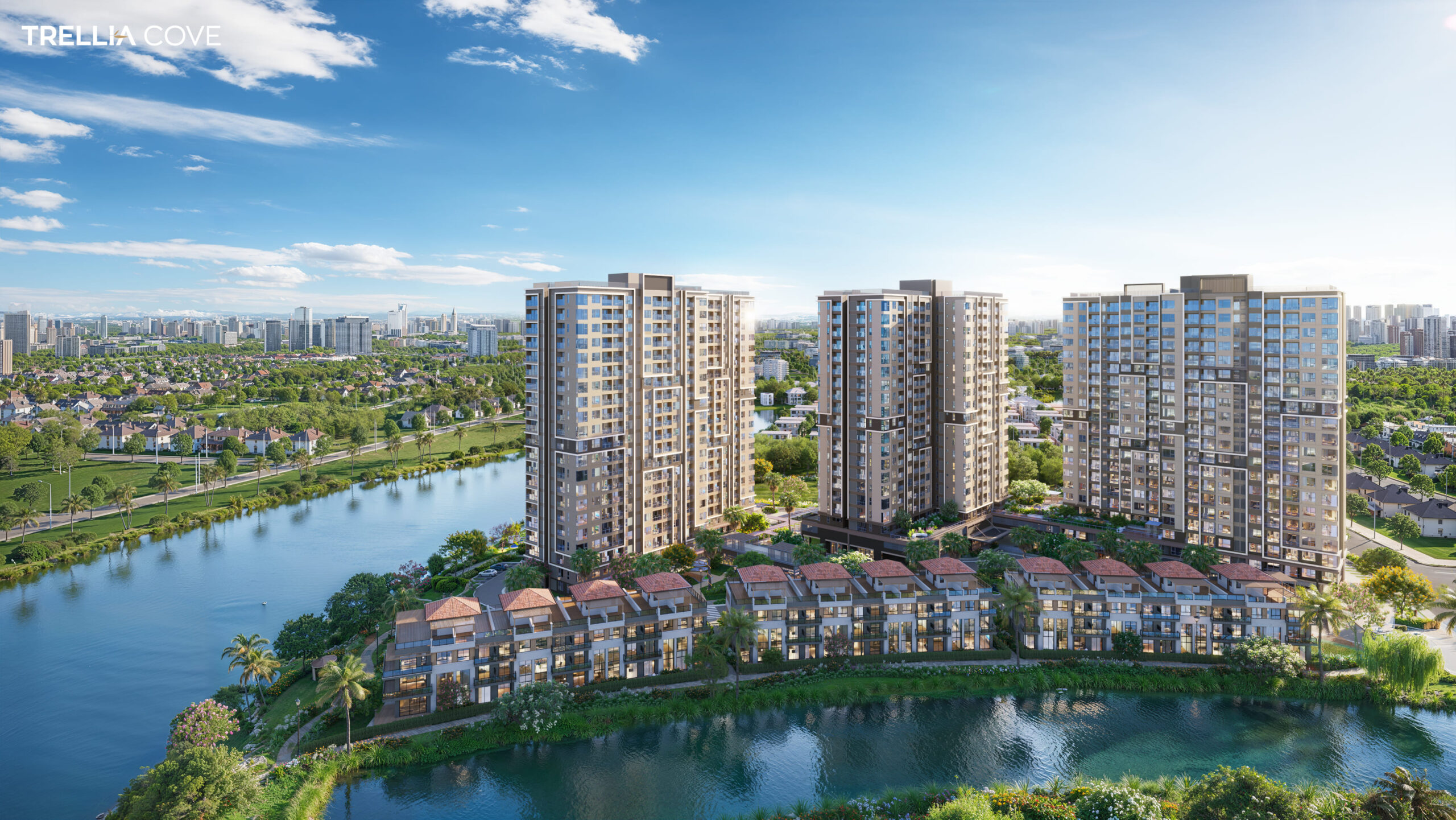 Phoi canh tong the Trellia Cove Mizuki Park