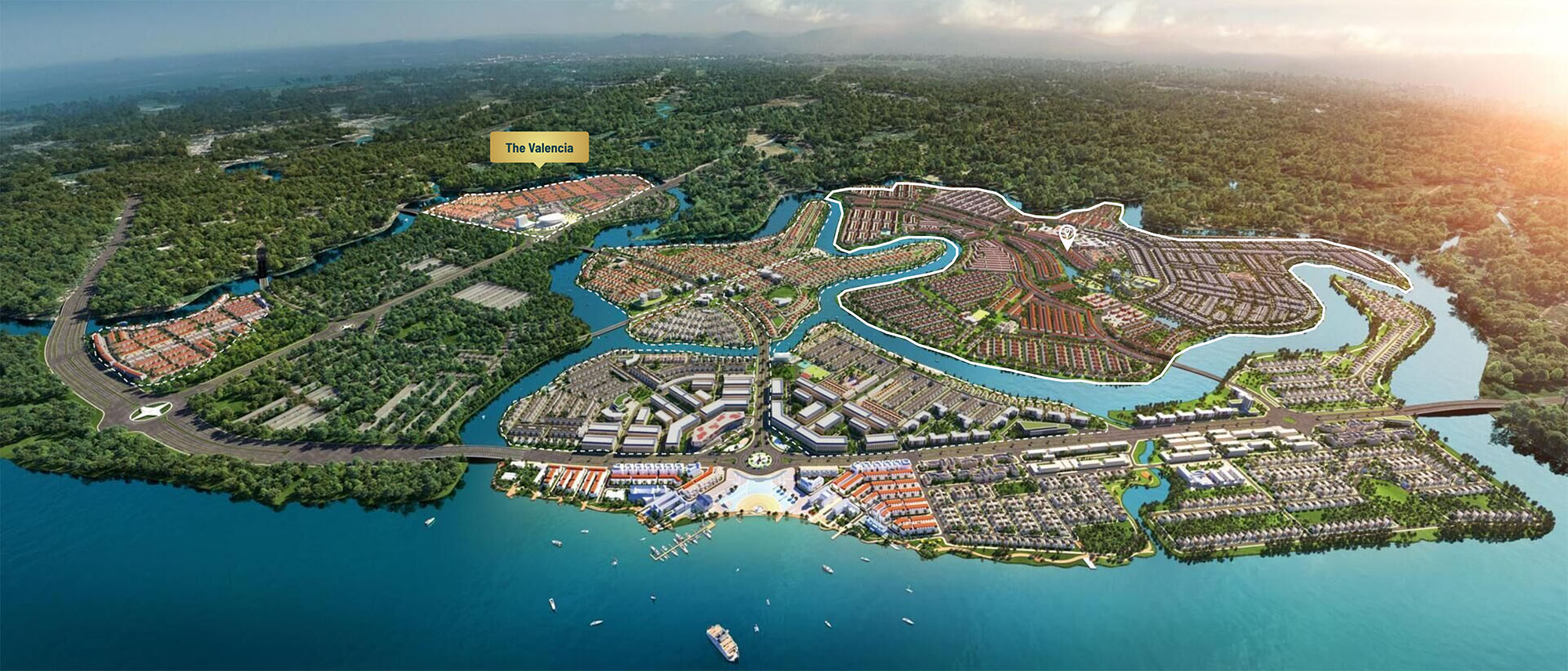 Phoi canh tong the The Venica Novaland Dong Nai