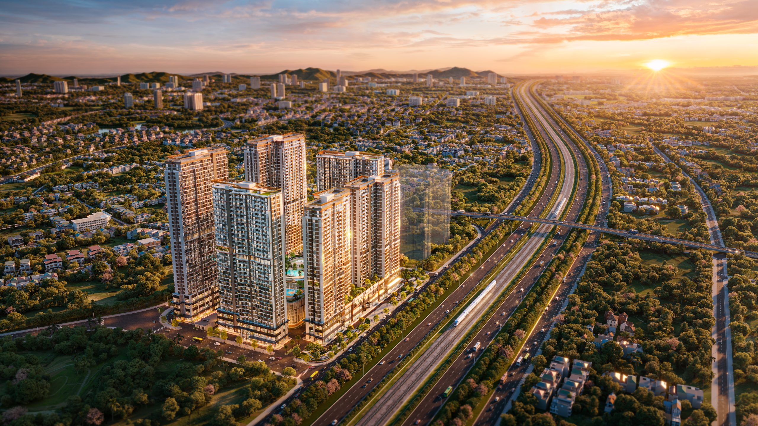 Phối cảnh tổng thể dự án Imperia Sky Park