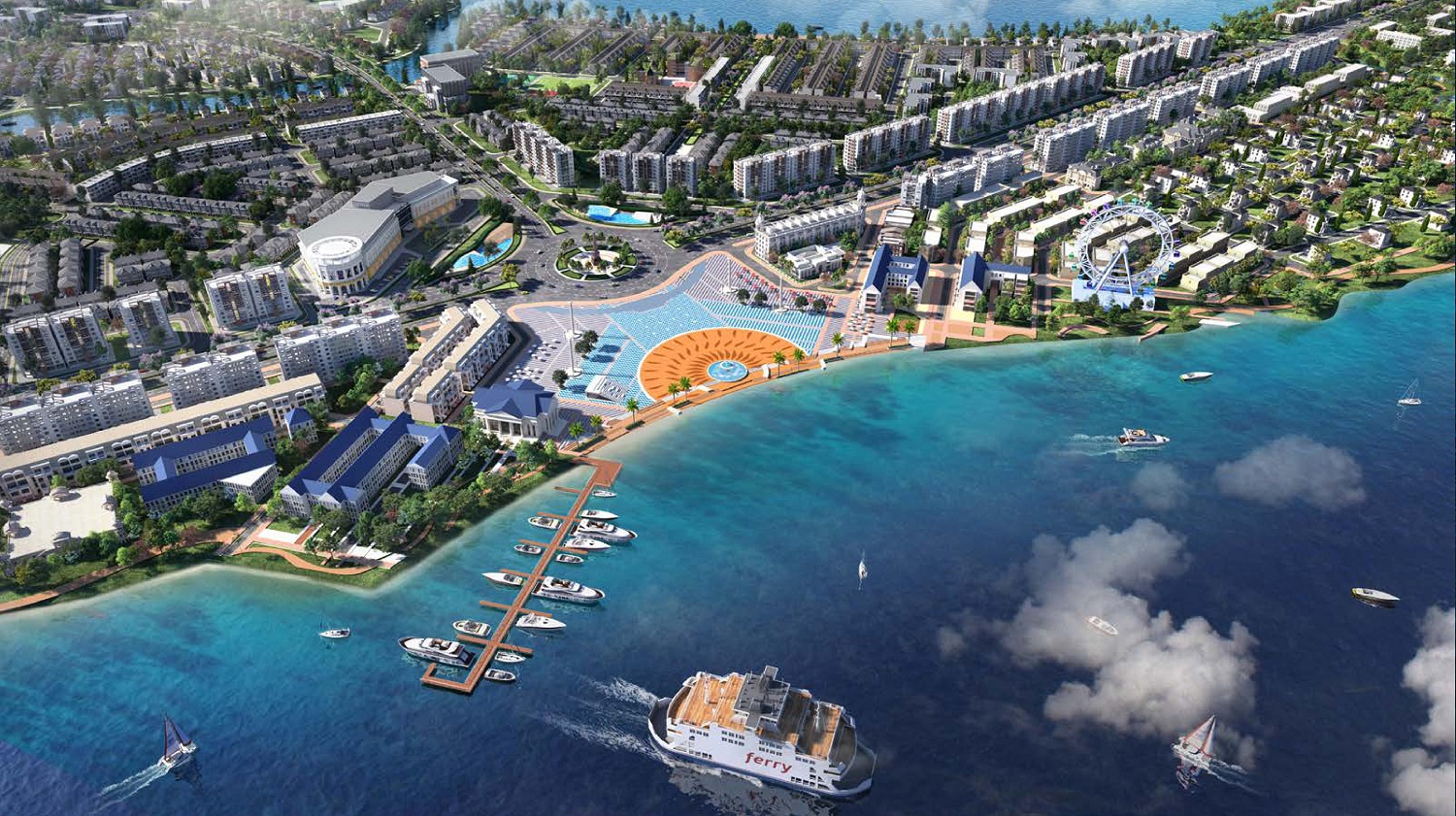 vị trí dự án Aqua City Novaland Đồng Nai