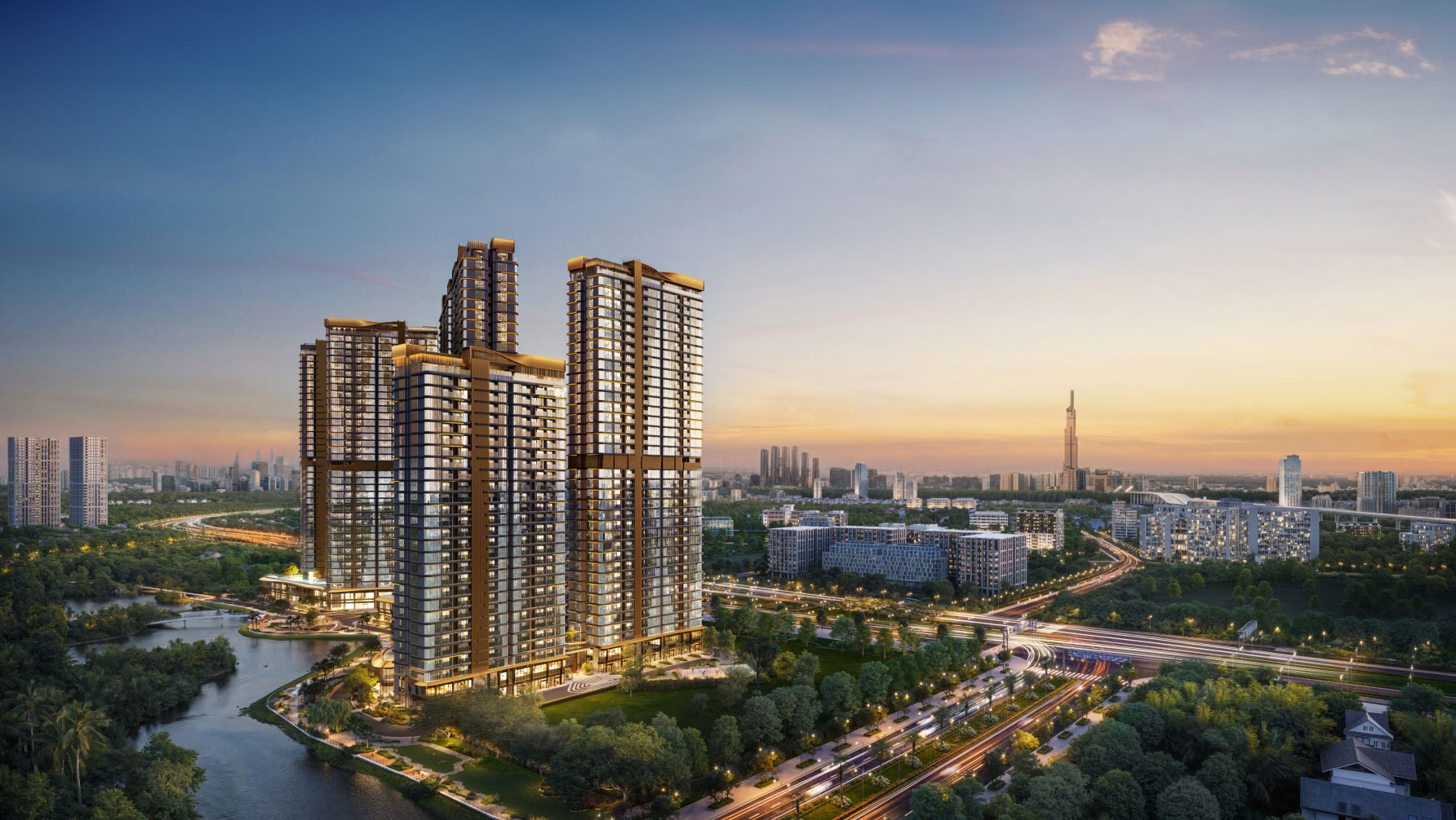 phối cảnh tổng thể eaton park
