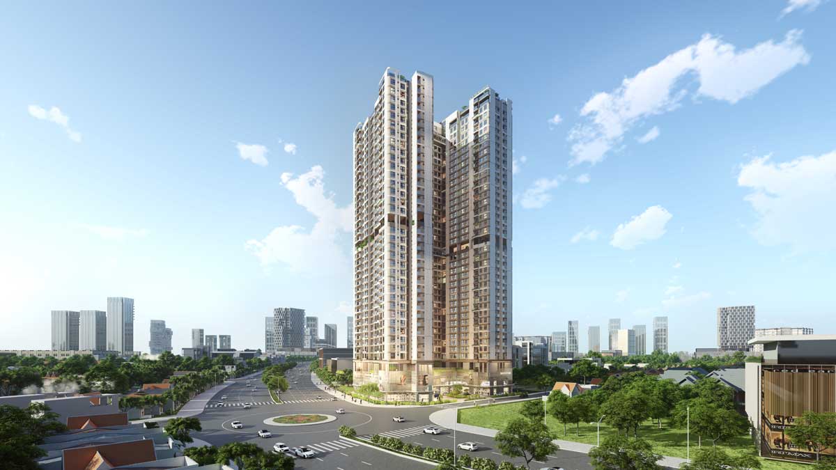 The Emerald 68 - Lê Phong & Coteccons: Giá bán, vị trí, pháp lý & đánh giá chi tiết 3 thiet ke phoi canh The Emerald 68 Binh Duong