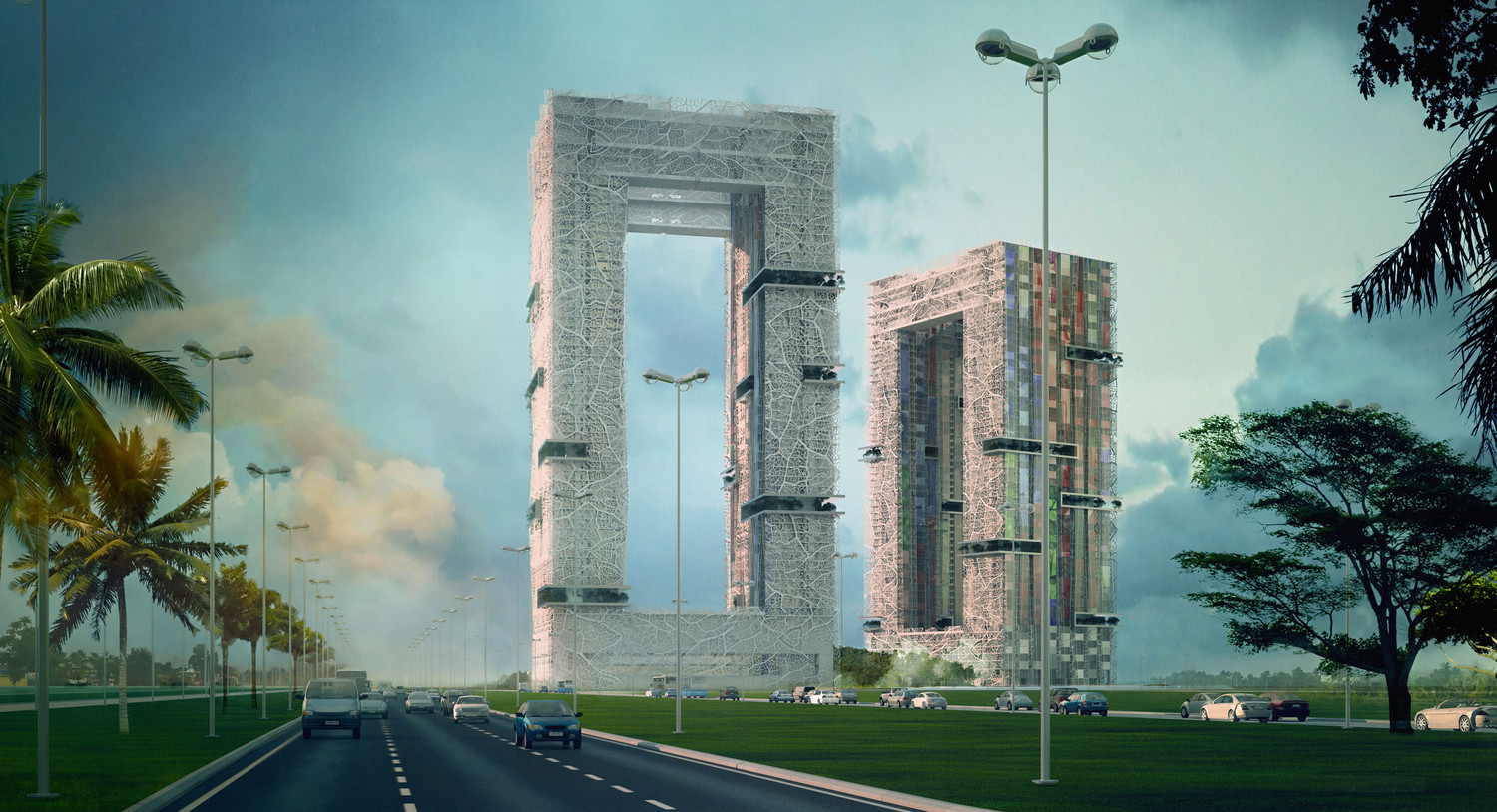 The Siamese Towers - CapitaLand: Giá bán, vị trí, pháp lý & đánh giá chi tiết 1 The Siamese Towers Capitaland phoi canh tong the