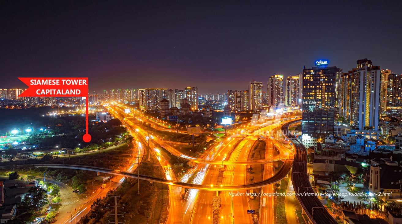 The Siamese Towers - CapitaLand: Giá bán, vị trí, pháp lý & đánh giá chi tiết 2 vi tri The Siamese Towers Mai Chi Tho