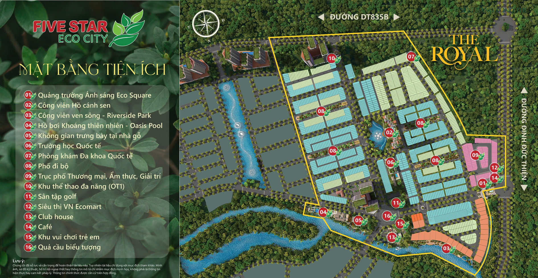 The Royal - Five Star Eco City: Giá bán, vị trí, pháp lý & đánh giá chi tiết 3 Tiện ích The Royal Five Star Eco City