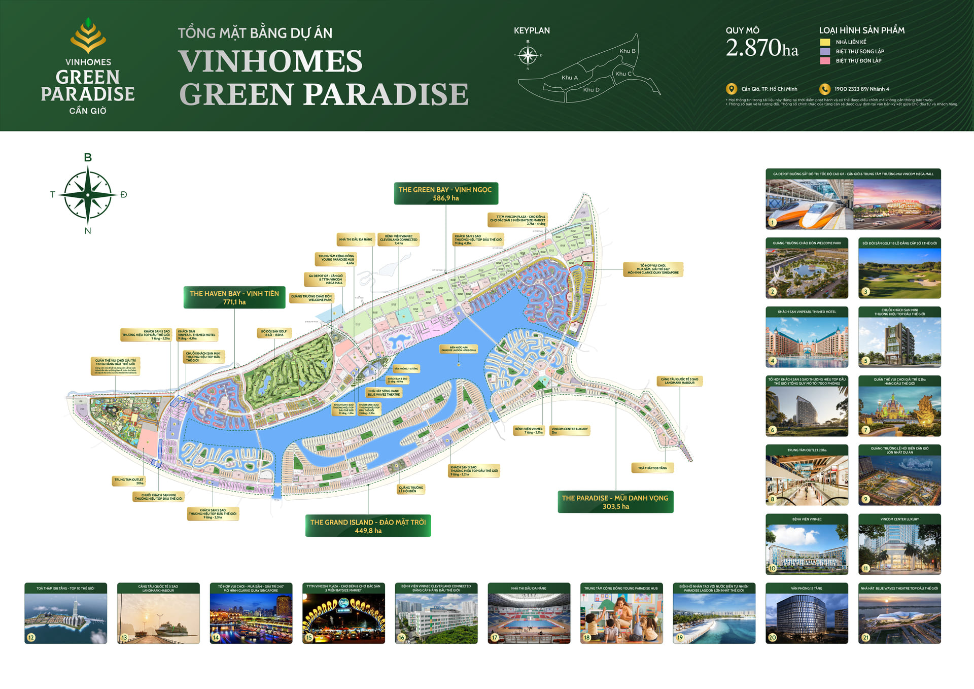 Tiện ích Vinhomes Green Paradise Cần Giờ